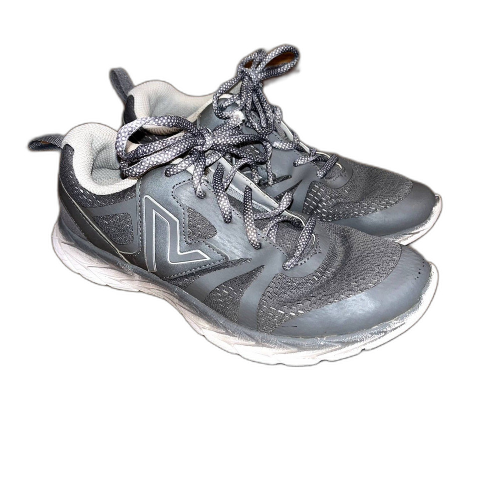 Vionic Youth 7.5 Gray Tennis Shoes Walking Running Everyday Comfort Lace Up